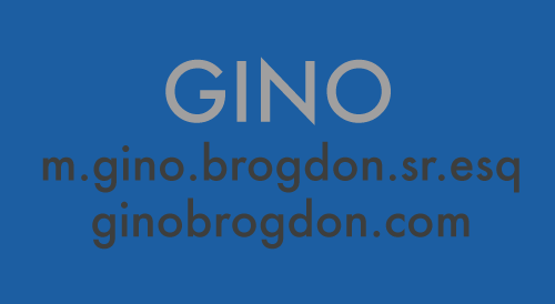Gino Brogdon.com